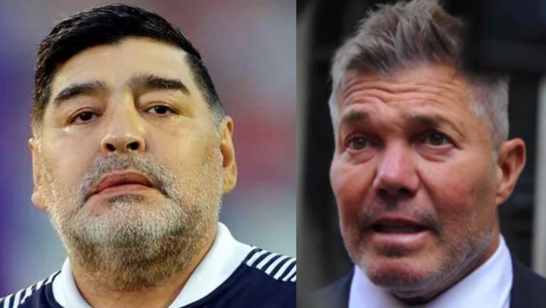 Burlando apuntó fuerte contra el "entorno" de Maradona.