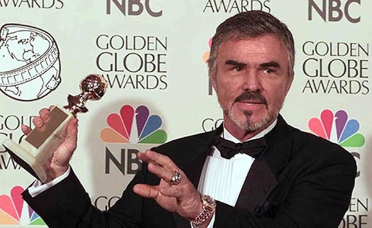 Burt Reynolds, en bancarrota, vende su Globo de Oro (Foto: Web). 