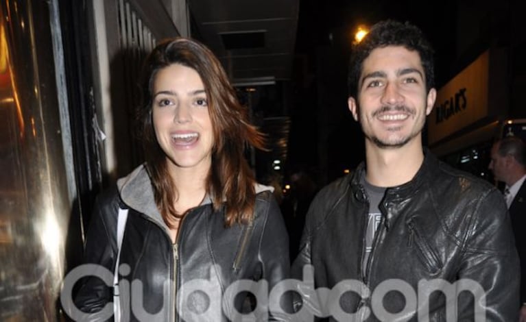 Calu Rivero acompañó al Chino Darín al estreno de su papá  (Foto: Jennifer Rubio). 