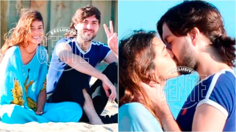 Calu Rivero, enamoradísima de Joaquín Vitola, a poco de blanquear su relación (Fotos: revista Gente)