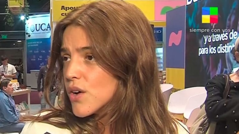 Calu Rivero presentó su obra en la Feria del Libro y le negó una nota a Intrusos: "Ustedes difaman"