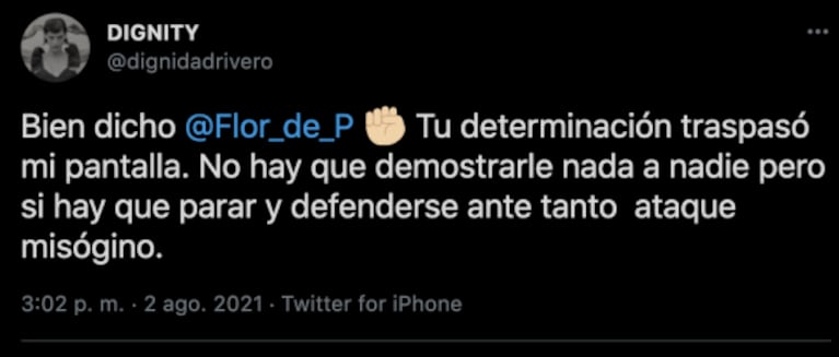 Calu Rivero respaldó a Flor Peña tras su furioso descargo por su visita a la Quinta de Olivos: "Hay que defenderse"