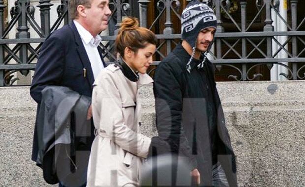 Calu Rivero y el Chino Darín, en Madrid. (Foto: revista Caras)