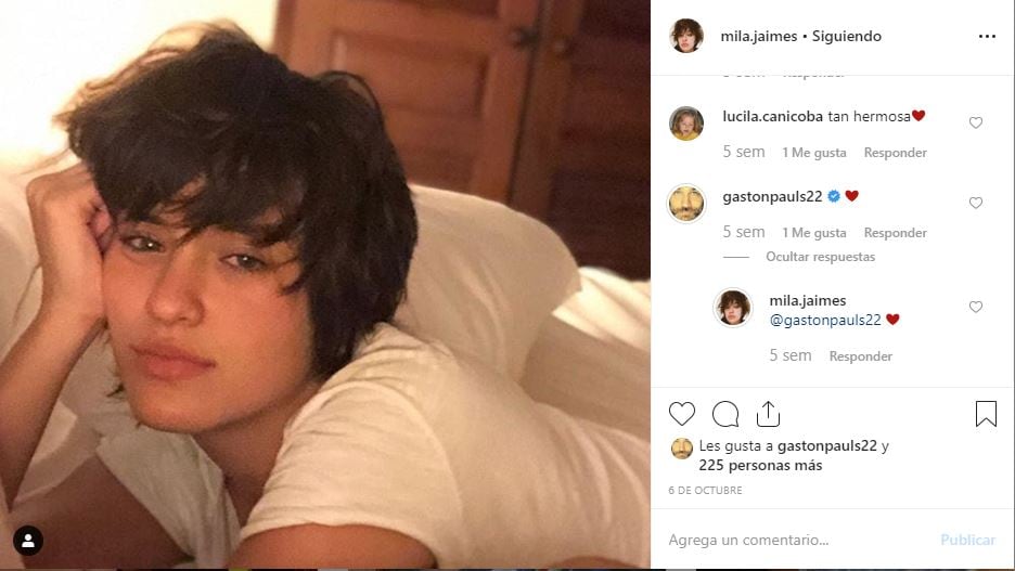 Camila Canicoba Jaimes, la nueva novia de Gastón Pauls