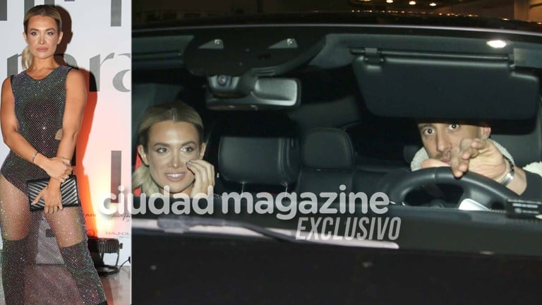 Camila Homs blanqueó su noviazgo con Charly Benvenuto (Fotos: Movilpress)