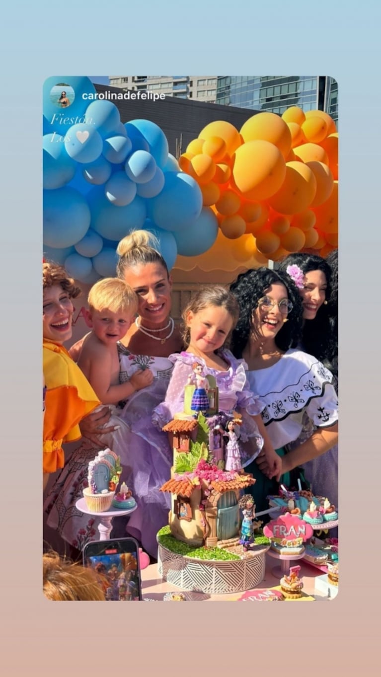 Camila Homs celebró el cumpleaños de su hija Francesca de Paul: el álbum de fotos