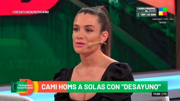 Camila Homs, contundente sobre la posibilidad de reconciliarse con Rodrigo de Paul tras la separación de Tini Stoessel