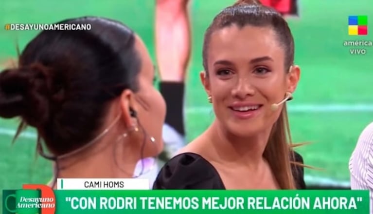 Camila Homs reveló si mejoró su relación con Rodrigo de Paul, recientemente separado de Tini Stoessel