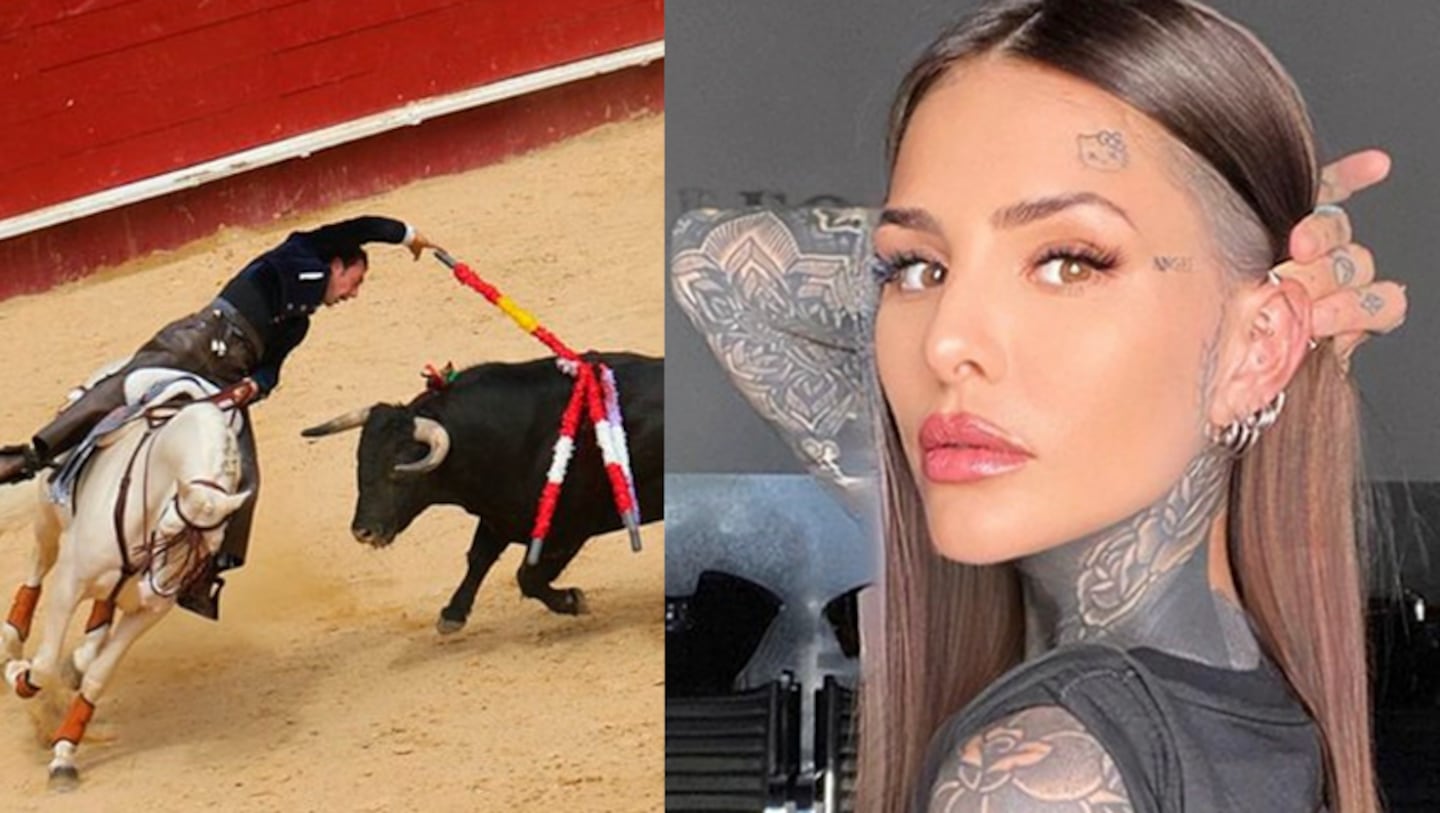 Fuerte cruce de Cande Tinelli con sus seguidores por las corridas de toros:  