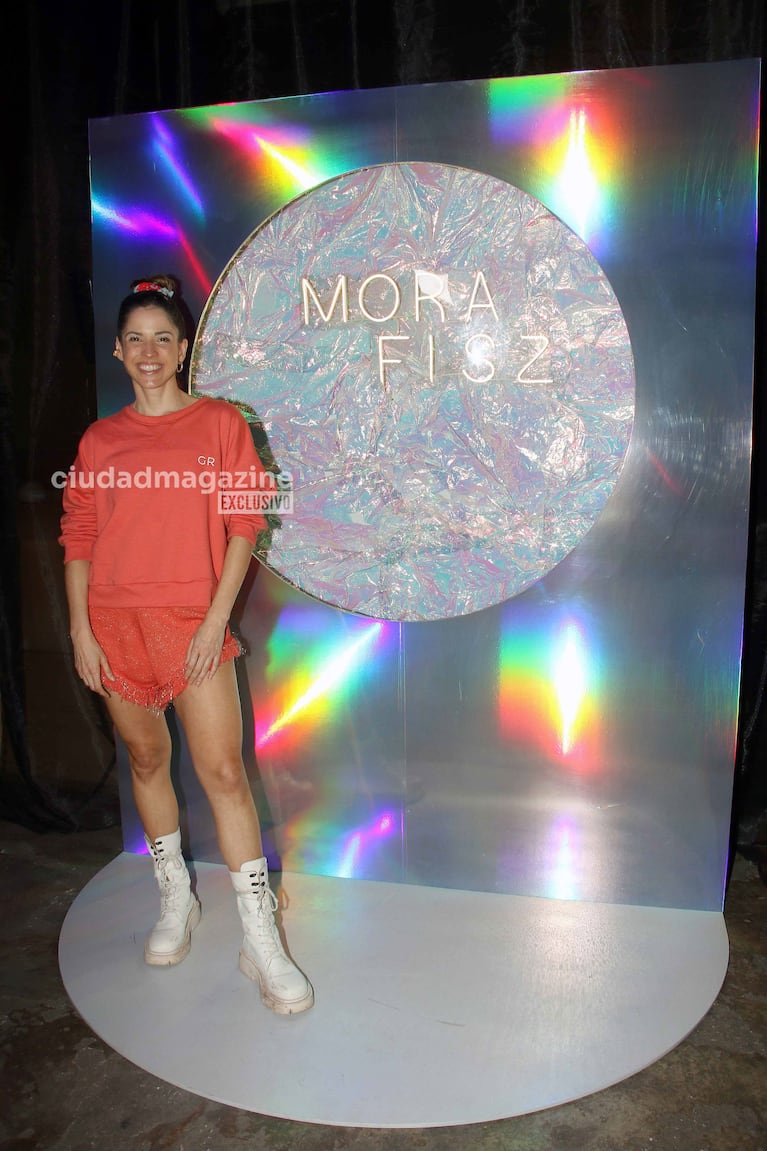 Cande Molfese en la presentación musical de Mora Fisz (Foto: Movilpress).