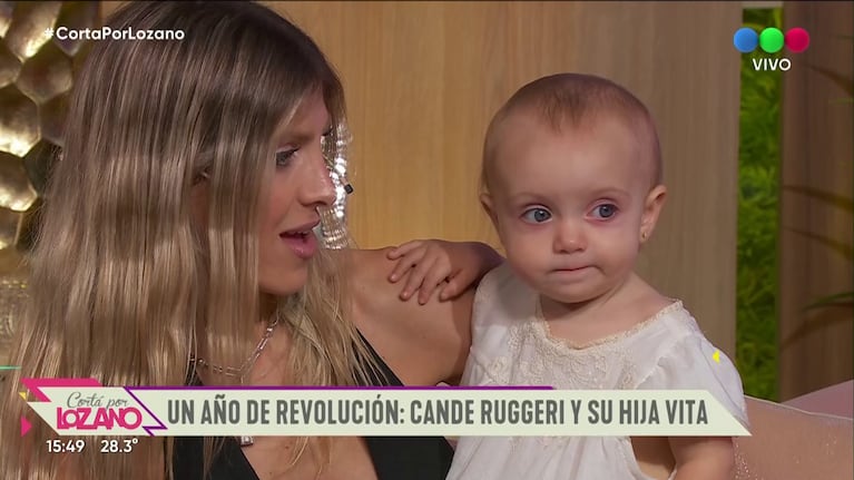 Cande Ruggeri y Vita Maccari, su hija.