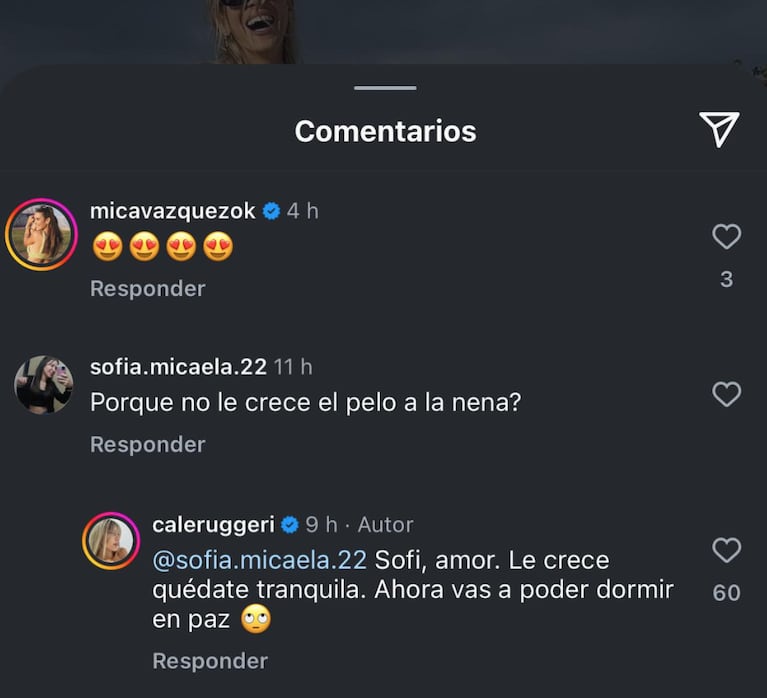 Cande se cruzó con una fan por una pregunta sobre Vita. Foto: IG | caleruggeri