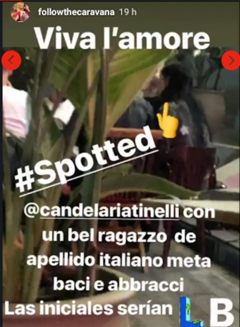 Cande Tinelli, cerca de Luca Bonomi, hijo de un empresario top: ¿nace un romance?