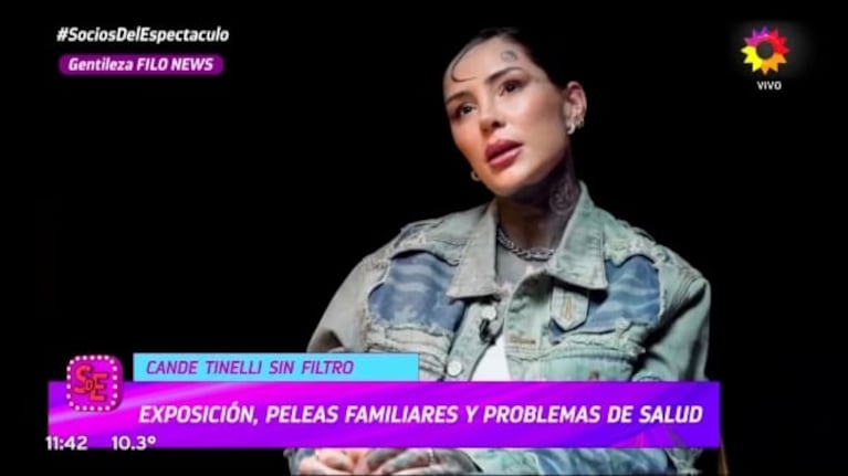 Cande Tinelli contó cómo empezó a vender contenido erótico: "Me va muy bien"