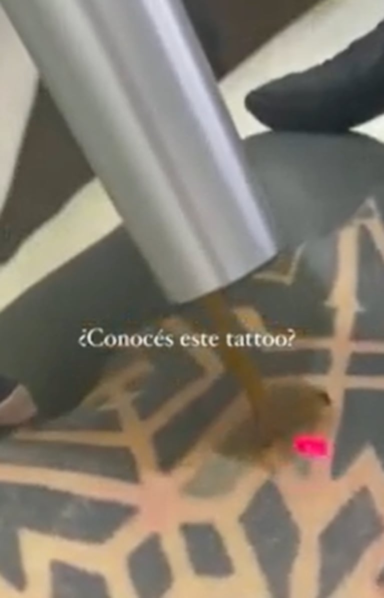 Cande Tinelli empezó un tratamiento para borrar su tatuaje más grande y se animó a cortarse el pelo: "Ahora sí"