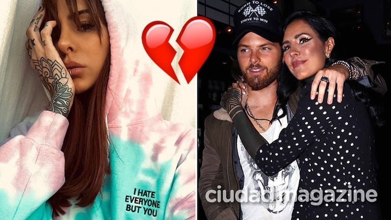 Cande Tinelli, separada de Luca Bonomi tras casi un año y medio de romance