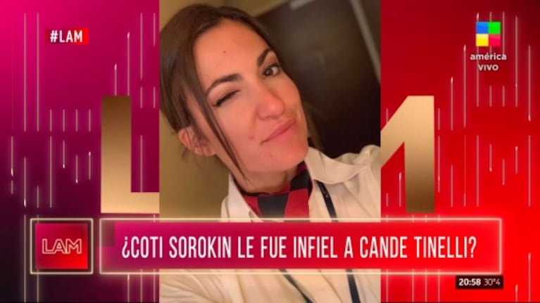 Cande Tinelli y Coti Sorokin se separaron por una infidelidad: la foto de la tercera en discordia