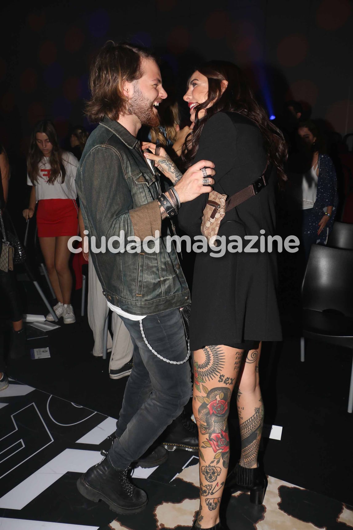 Cande Tinelli y Luca Bonomi se divirtieron en un evento (Fotos: Movilpress). 