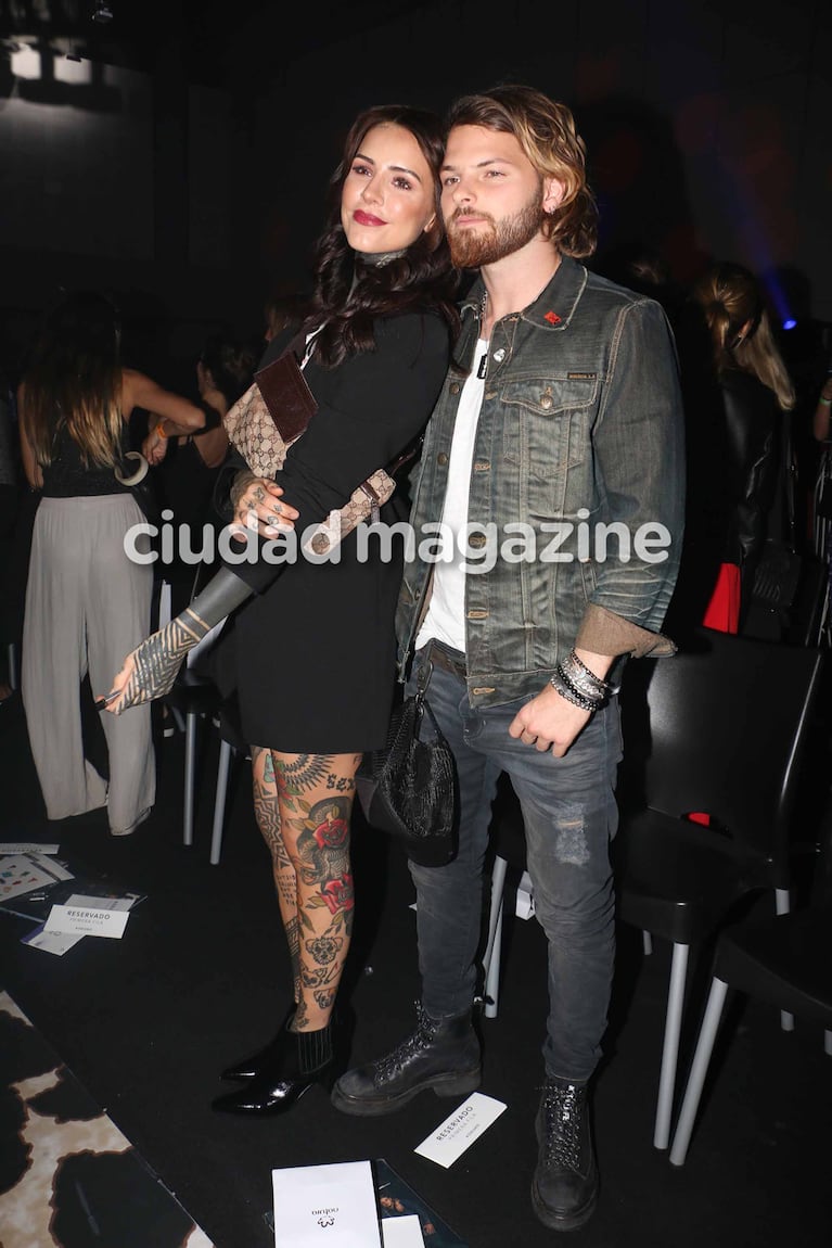 Cande Tinelli y Luca Bonomi se mostraron a los mimos públicamente (Fotos: Movilpress). 