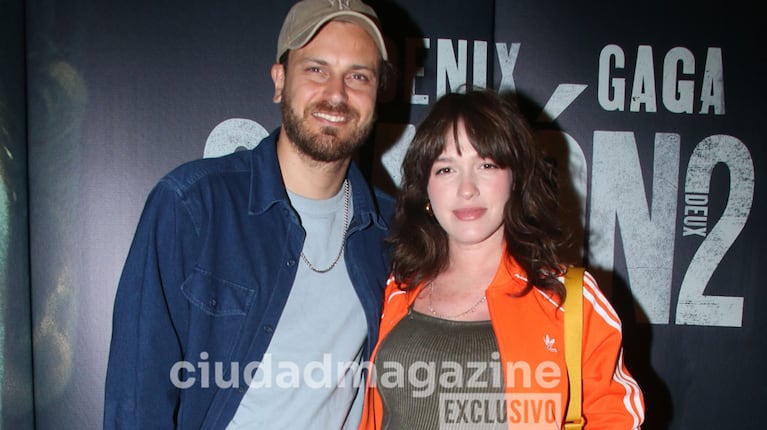 Cande Vetrano y Andrés Gil en el estreno de Guasón 2 (Foto: Movilpress).