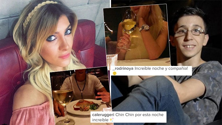 Candela Ruggeri y Rodrigo Noya, cena romántica... ¿y romance? (Foto: Instagram)