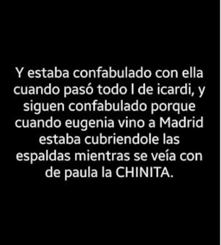 Candelaria Perrots, la modelo que fue vinculada a Rodrigo de Paul, habría lanzado fuertes acusaciones contra China Suárez