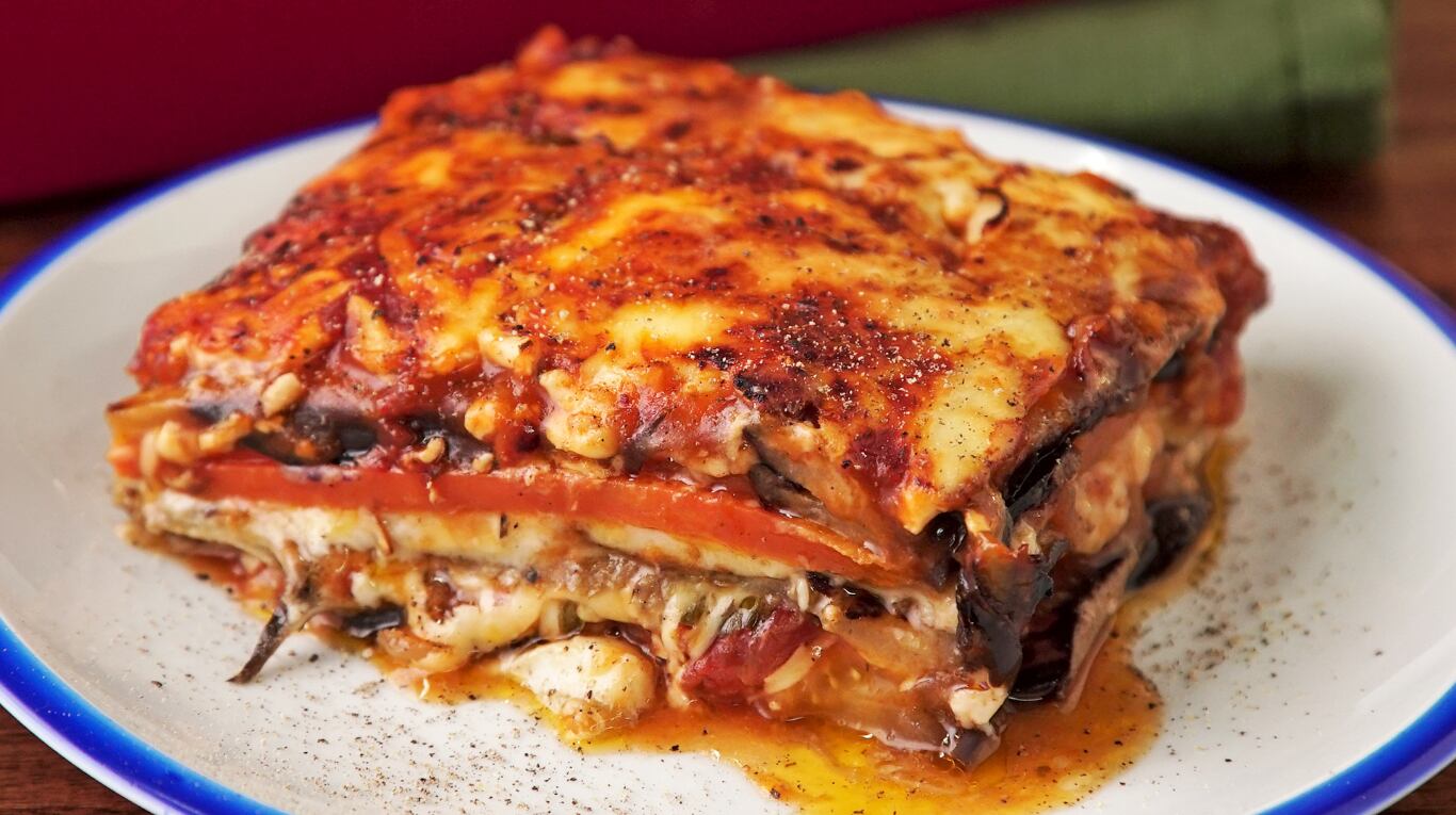 Capas de sabor: la receta para una lasagna de vegetales con queso cremoso