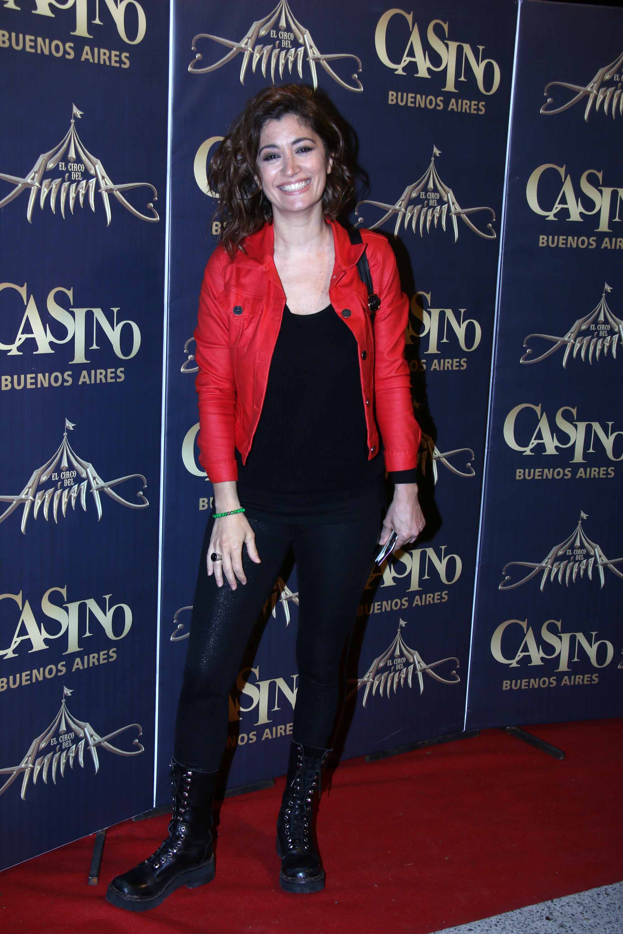 Carla Conte en la función de prensa de El Circo del Ánima. (Foto: Movilpress)