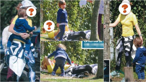 Carla Peterson: tarde de sol y gym en los Bosques de Palermo junto a su hijo