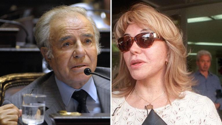 Carlos Menem y Zulema Yoma volvieron a estar en pareja. Foto: Web