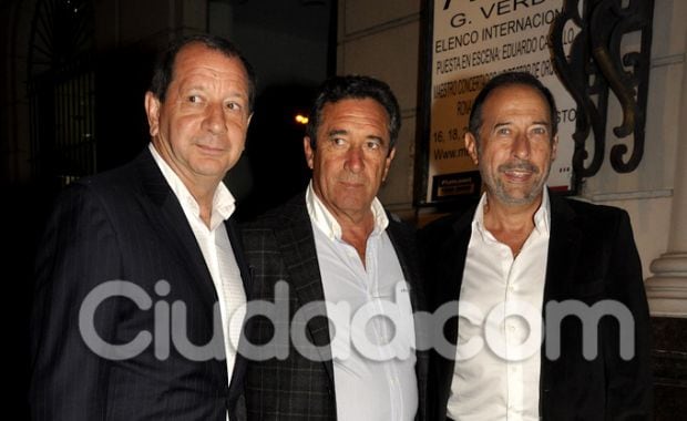 Carlos Mentasti, Luis Scalella y Guillermo Francella. (Foto: Jennifer Rubio-Ciudad.com)