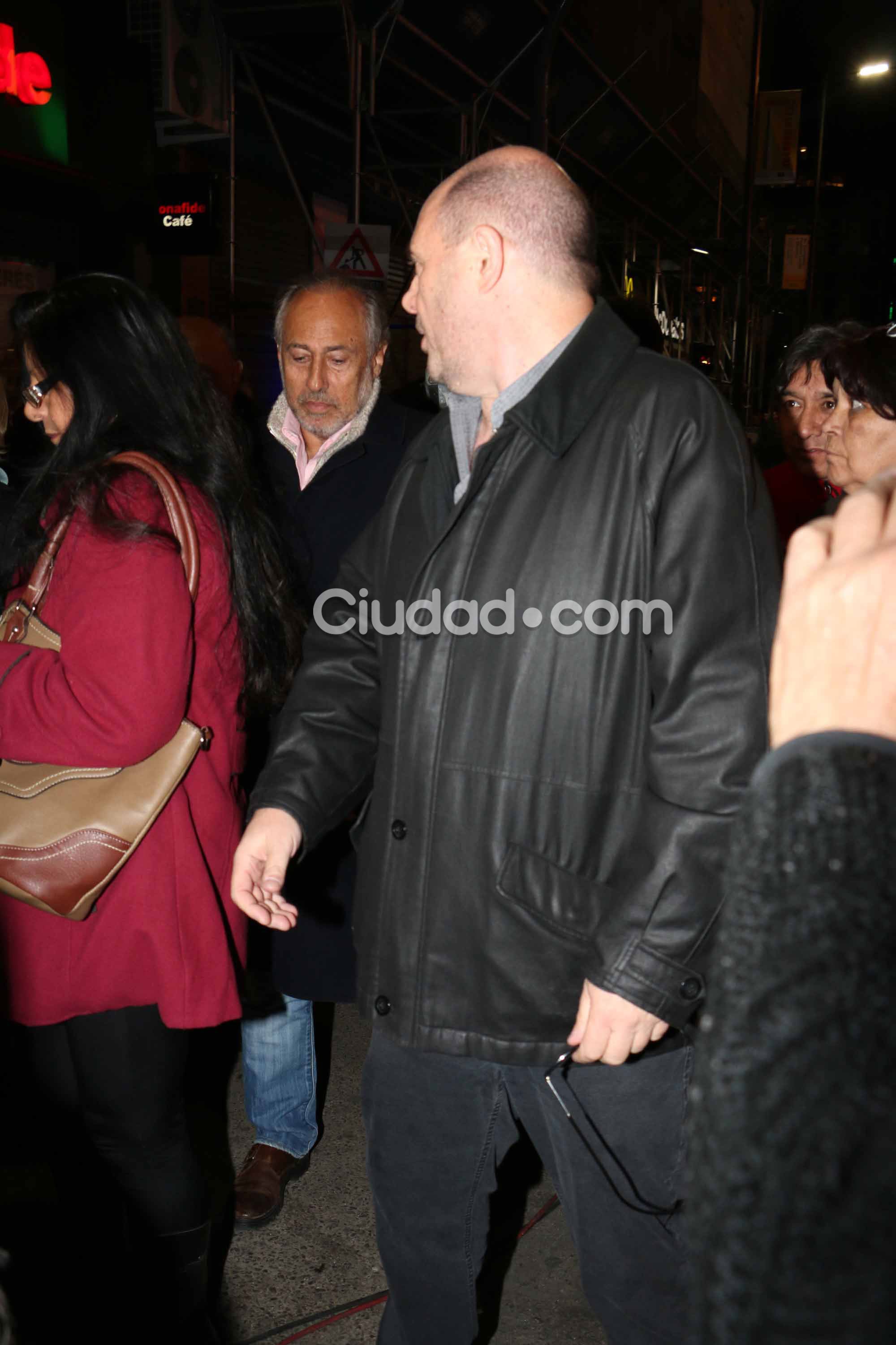 Carlos Rottemberg y Gustavo Yankelevich en el último adiós (Fotos: Movilpress).