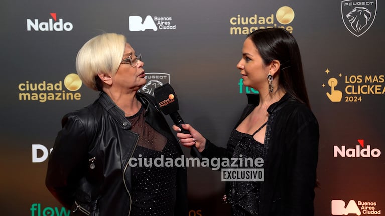 Carmen Barbieri en Los Más Clickeados 2024.