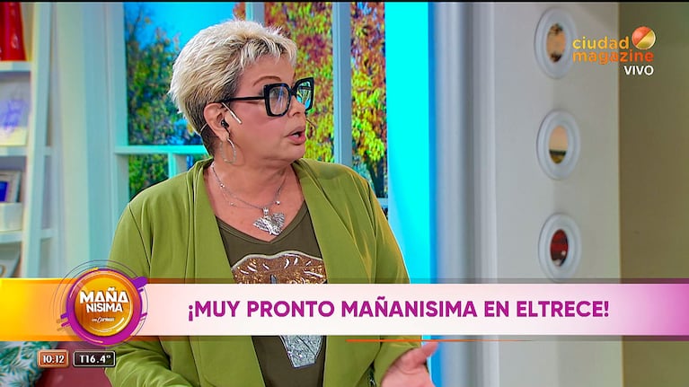 Carmen Barbieri en Mañanísima.