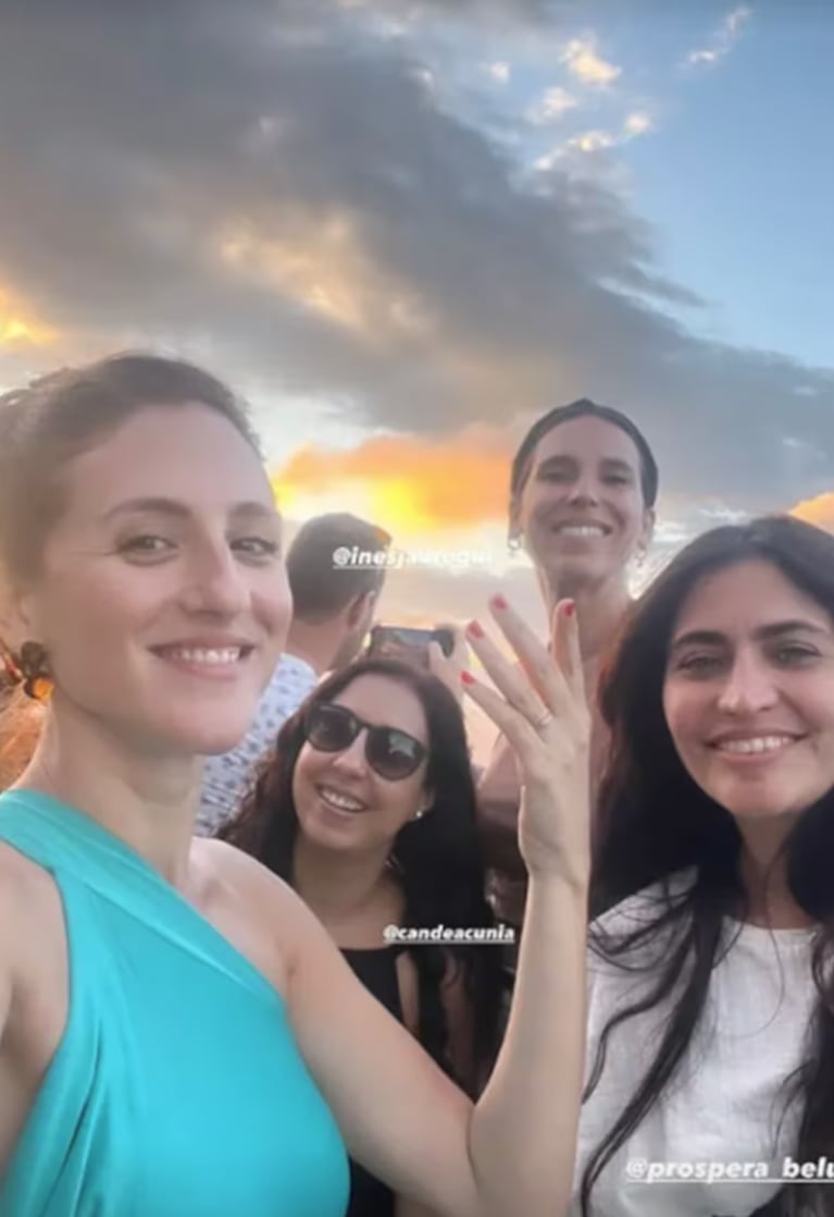 Carolina Amoroso celebró su despedida de soltera con amigas en Río de Janeiro: todas las fotos