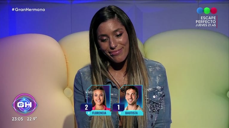 Cata Gorostidi en el confesionario de Gran Hermano.