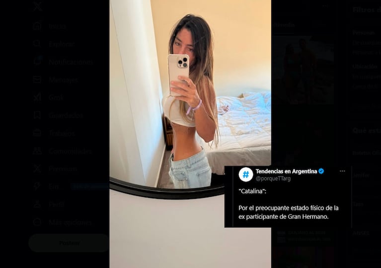 Catalina Gorostidi habló de sus problemas de salud, tras las críticas a su cuerpo