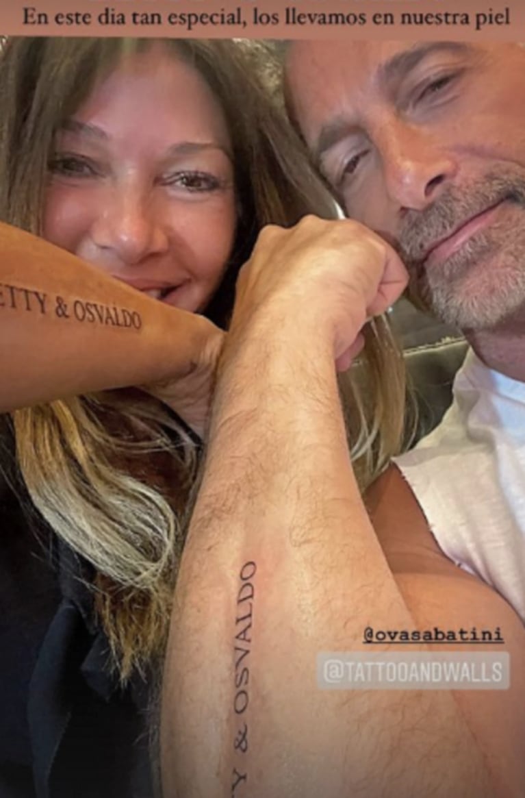 Catherine Fulop explicó por qué se tatuó el nombre de sus suegros: "Para mí fueron mis padres"