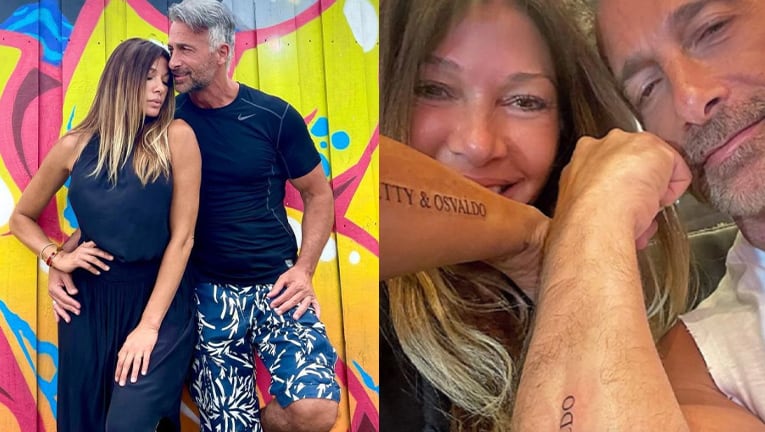 Catherine Fulop reveló por qué se tatuó el nombre de sus suegros.