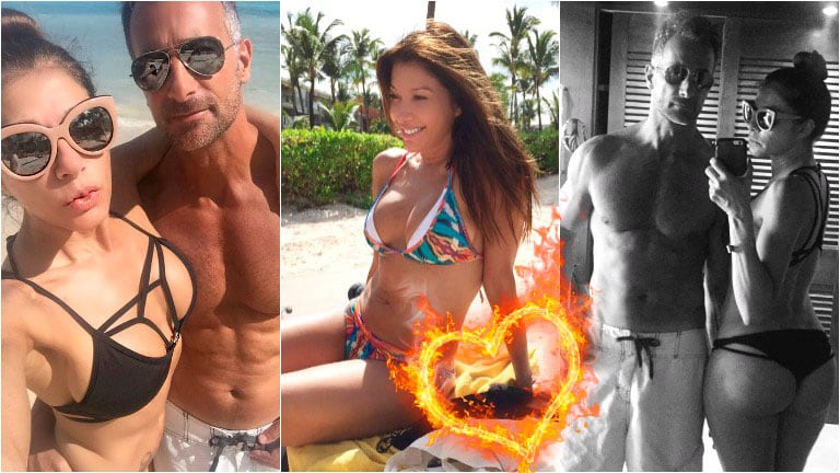 Catherine Fulop y Ova Sabatini, lomazos bajo el sol de Punta Cana. Foto: Twitter