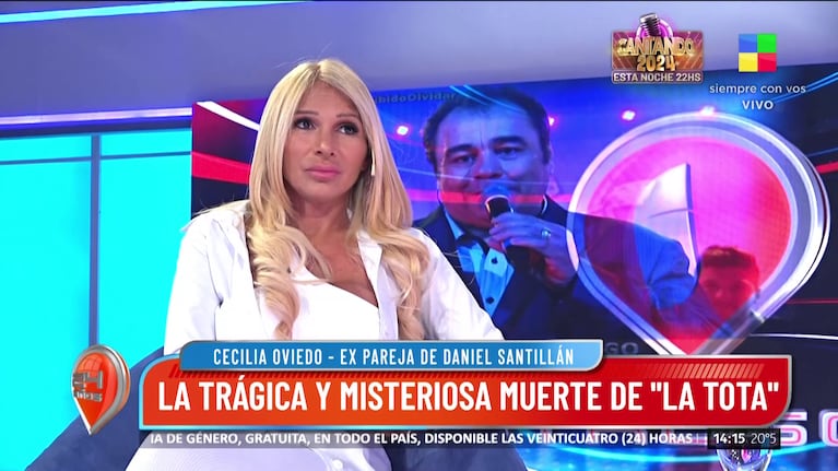 Cecilia Oviedo en Intrusos.