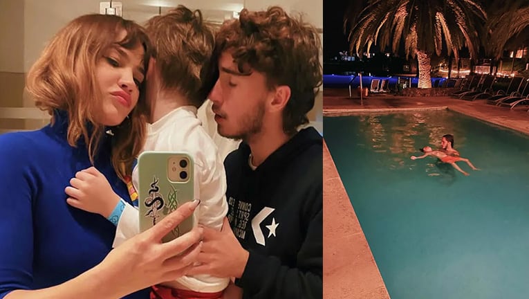 Celeste Cid compartió las fotos más lindas con sus hijos Antón y André en una "escapada" a puro relax.