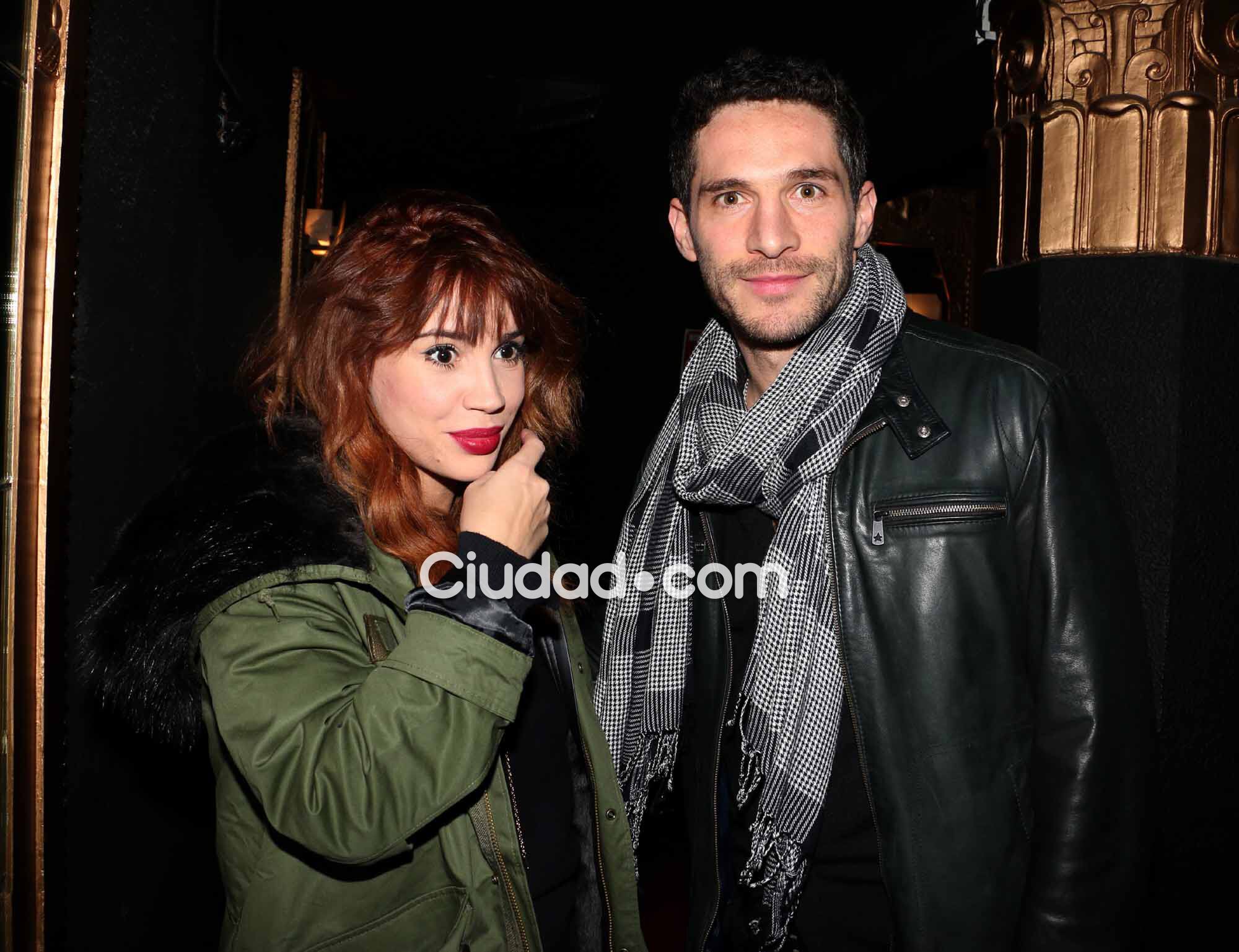 Celeste Cid y Michel Noher, en el teatro (Foto: Movilpress)