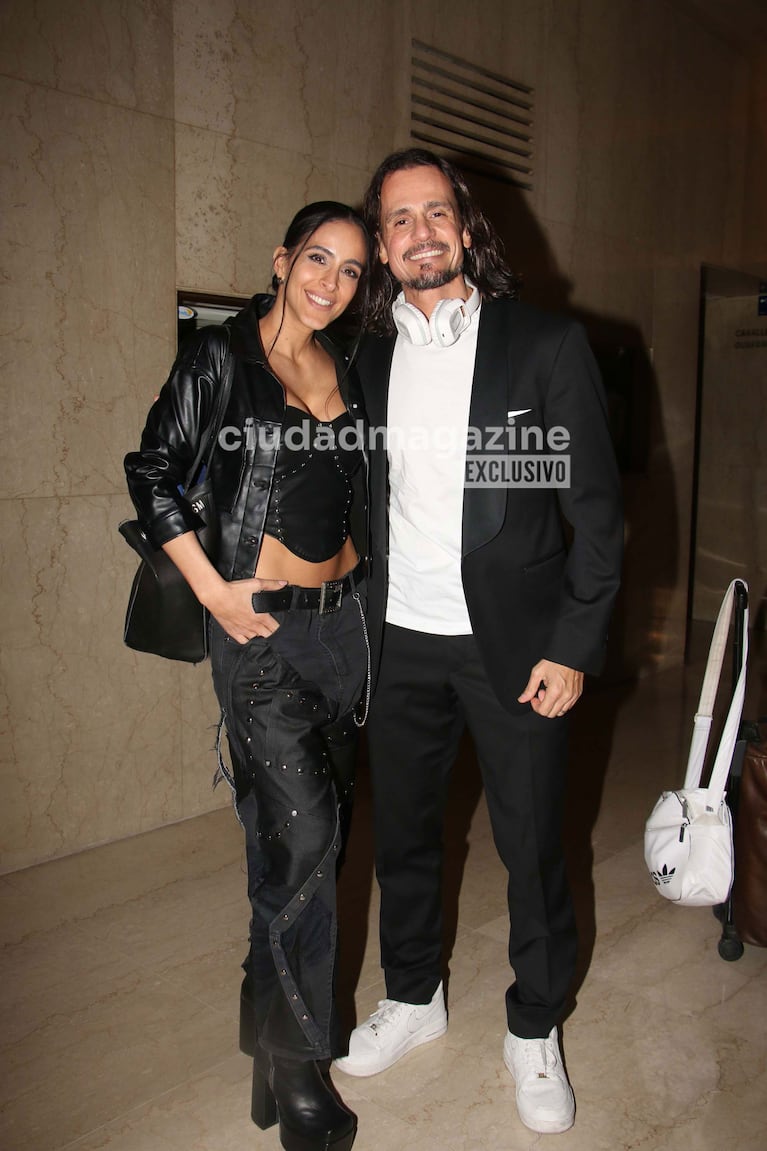 Celeste Muriega y Christian Sancho en el Gran Rex (Foto: Movilpress).