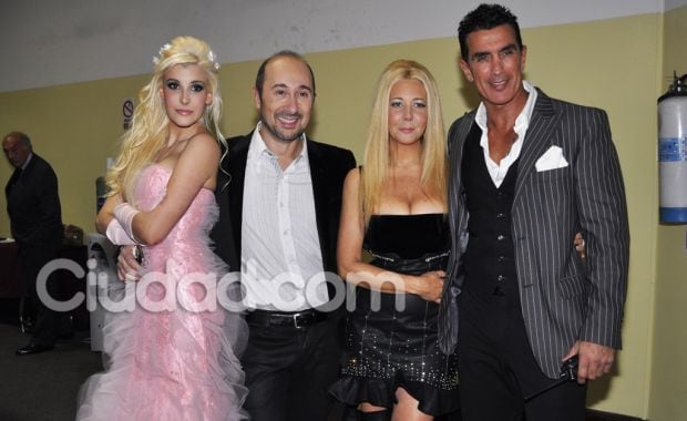 Charlotte Caniggia, Claudio Cosano, Mariana Nannis y Dany La Muerte. (Foto: Jennifer Rubio)