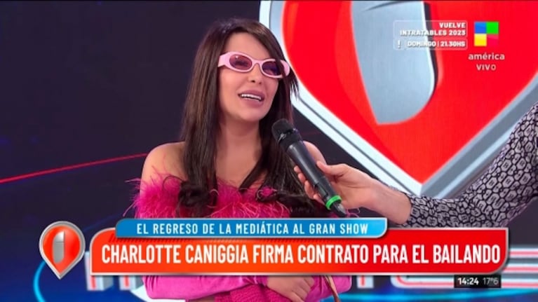 Charlotte Caniggia contó cómo está su relación con su papá, Claudio Paul