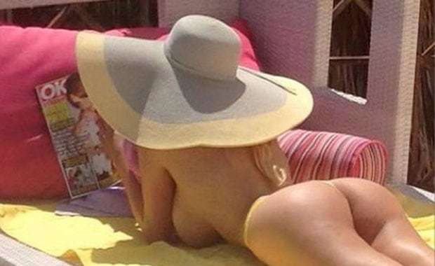 Charlotte Caniggia tomando sol (Foto: Instagram)