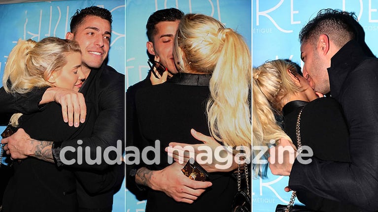 Charlotte Caniggia y Lhoan, súper enamorados en la noche porteña (Foto: Movilpress)