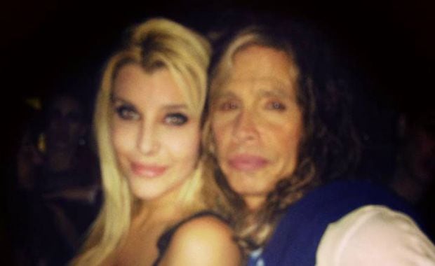 Charlotte Caniggia y Steven Tyler, juntos en la noche porteña (Foto: Facebook). 