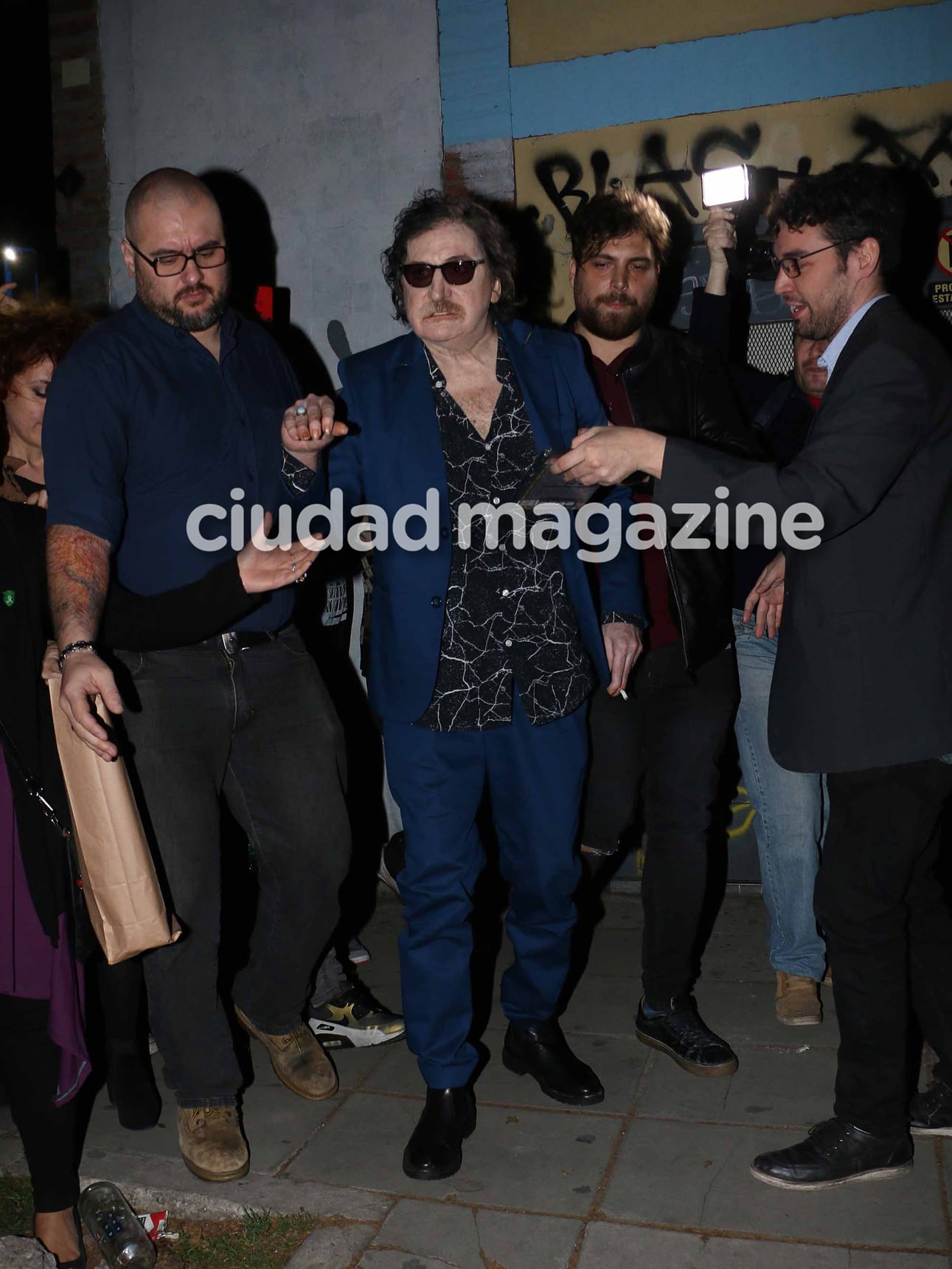 Charly García en su cumpleaños 67.  (Foto: Movilpress)